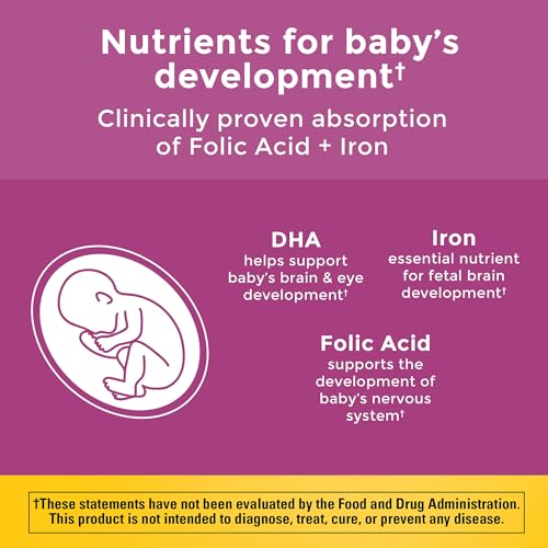 Nature Made Prenatal Vitamins with Folic Acid & DHA
