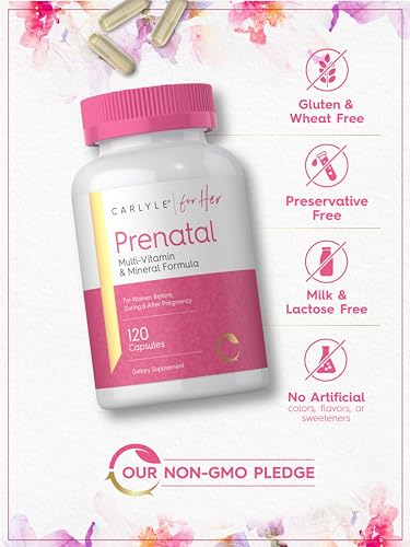 Carlyle Women's Prenatal Multivitamins with Folic Acid