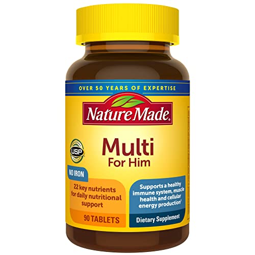 Nature Made Iron-Free Multivitamins for Men, 90 Tablets
