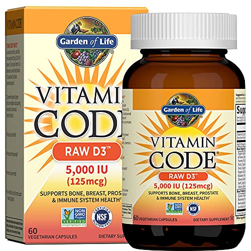 Garden of Life Vitamin D3 - Immune & Bone Support