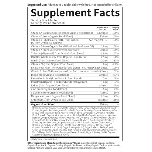 Organic Prenatal Vitamin for Energy & Fetal Health