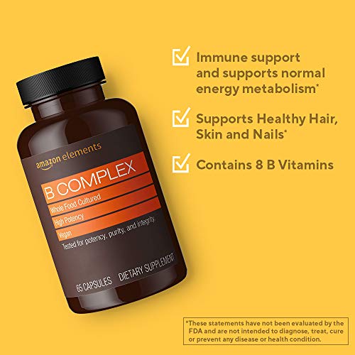 High Potency Vegan B Complex - 65 Capsules
