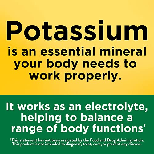 Nature Made Potassium Gluconate 550mg for Heart Health