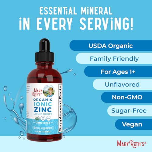MaryRuth Organics Liquid Zinc for Immune Support