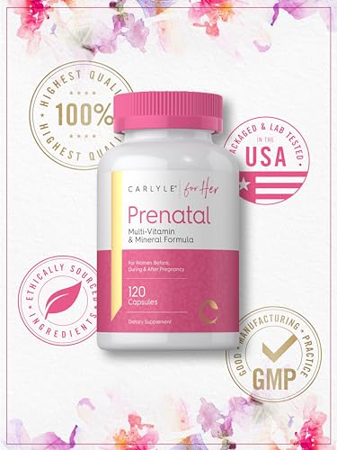 Carlyle Women's Prenatal Multivitamins with Folic Acid