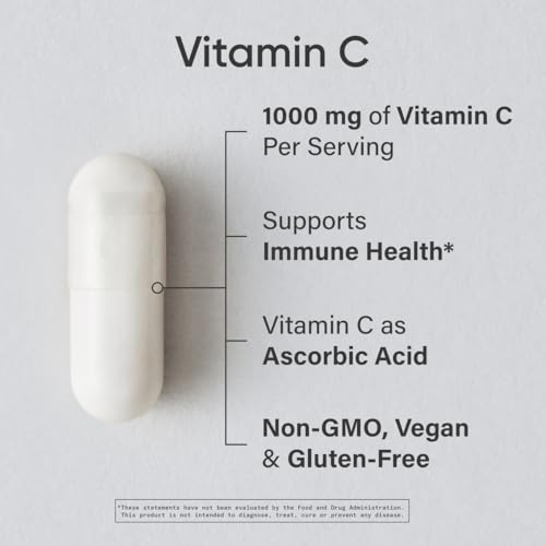 High Potency Vegan Vitamin C 1000mg Capsules