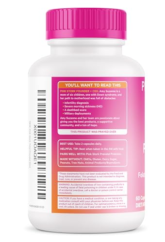 Pink Stork Prenatal Vitamins with DHA & Folate