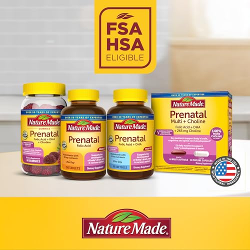 Nature Made Prenatal Vitamins with Folic Acid & DHA