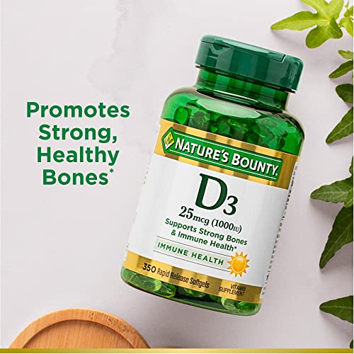 Nature's Bounty Vitamin D3 1000 IU Softgels