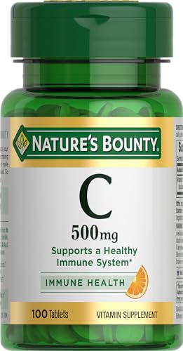 Nature's Bounty Vitamin C, 500mg, 100 Tablets