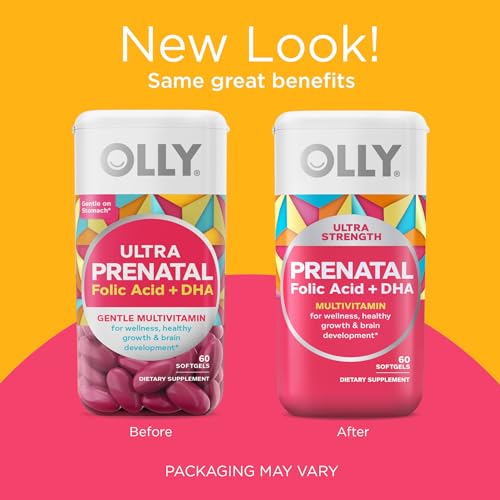 OLLY Prenatal Multi Softgels for Growth & Development
