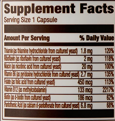 High Potency Vegan B Complex - 65 Capsules