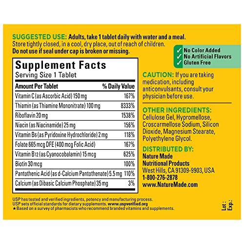 Nature Made Super B Complex with Vitamin C