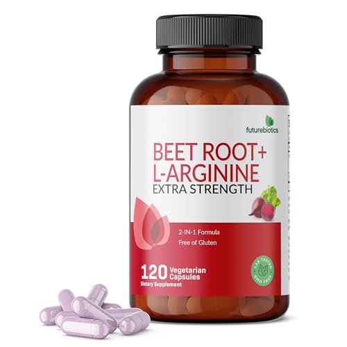 Beet Root & L-Arginine 2000 MG, 120 Capsules