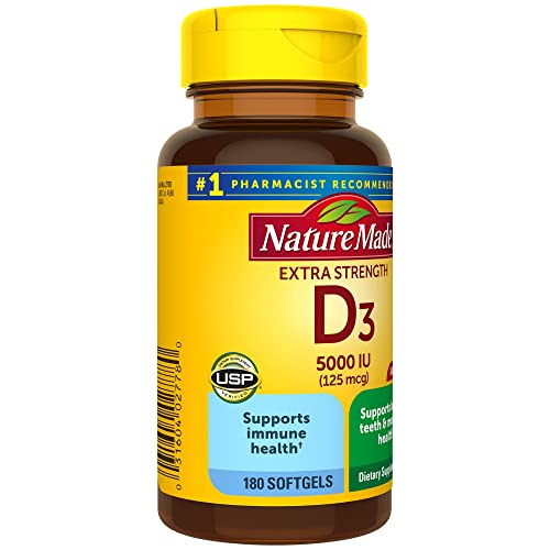 Nature Made Extra Strength Vitamin D3 5000 IU