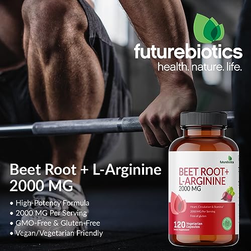 Beet Root & L-Arginine 2000 MG, 120 Capsules