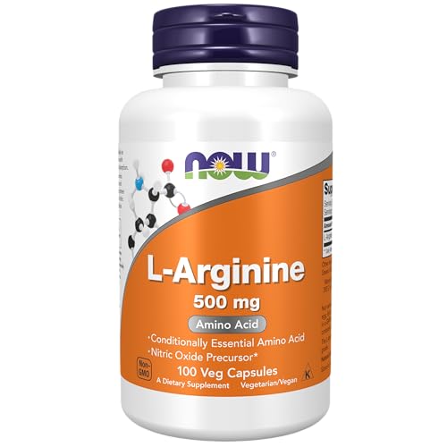 NOW Foods L-Arginine 500mg Veg Capsules