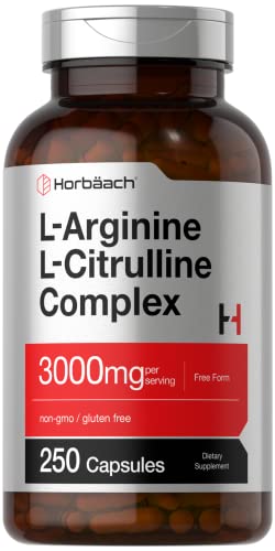 Horbäach L-Arginine L-Citrulline Complex - 3000mg 250 Capsules