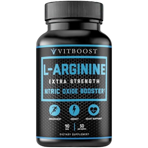 VITBOOST Extra Strength L-Arginine 1500mg Capsules