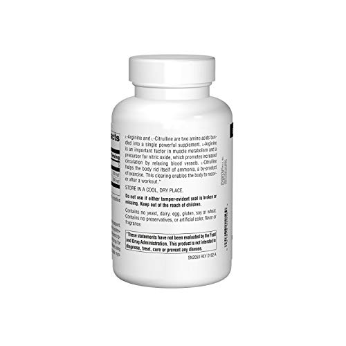 Source Naturals L-Arginine L-Citrulline Complex 1000 mg