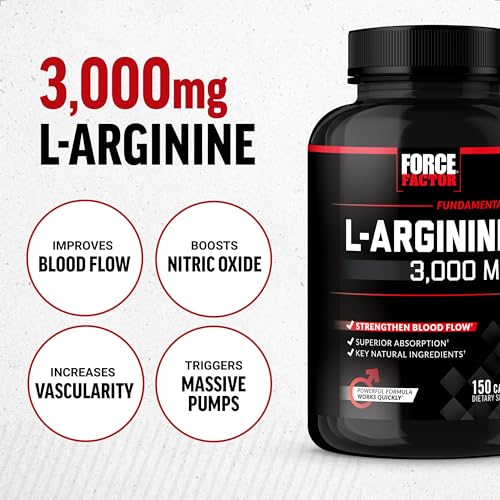 L-Arginine Nitric Oxide Supplement for Muscle Support