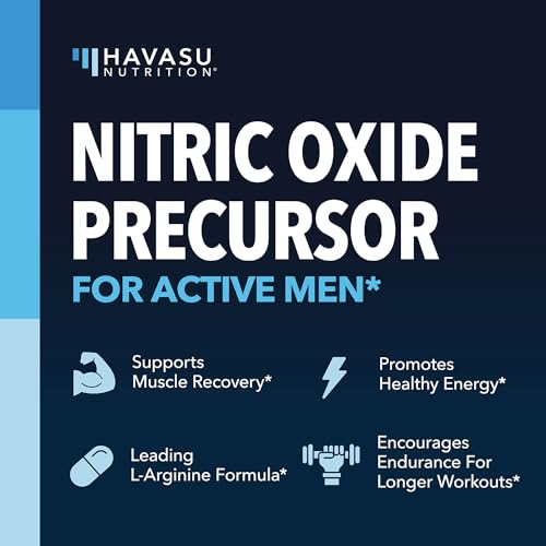 L-Arginine Capsules for Enhanced Performance – 60 Count