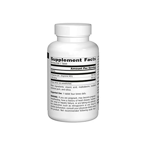 Source Naturals L-Arginine L-Citrulline Complex 1000 mg