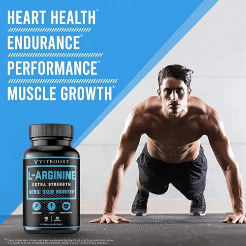VITBOOST Extra Strength L-Arginine 1500mg Capsules