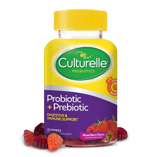 Culturelle Probiotic Gummies for Digestive Health, Berry