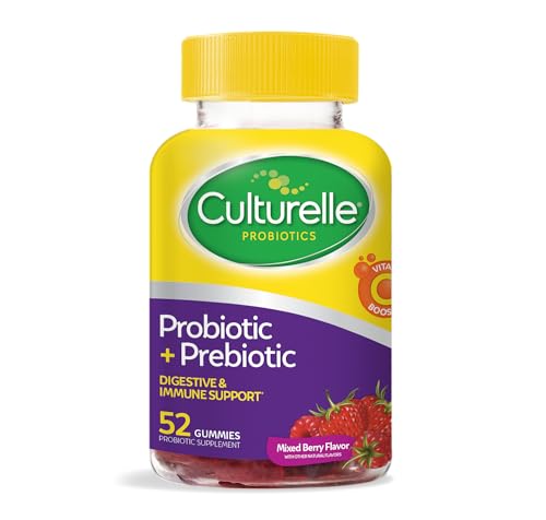 Culturelle Probiotic Gummies for Digestive Health, Berry