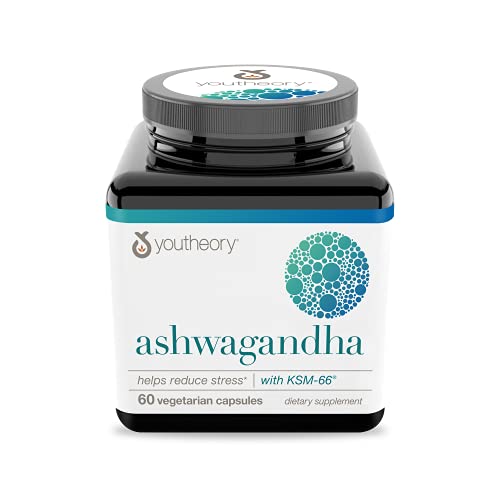 Youtheory Ashwagandha 1000 mg Stress Support Capsules