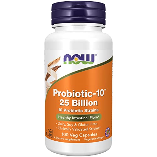 NOW Probiotic-10™ - 25 Billion CFU, 100 Veg Capsules