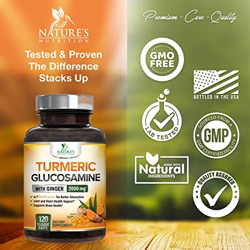 Turmeric Curcumin Supplement with Ginger & Glucosamine