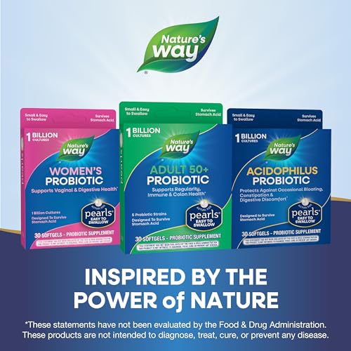 Nature's Way 50+ Probiotic Pearls for Adults