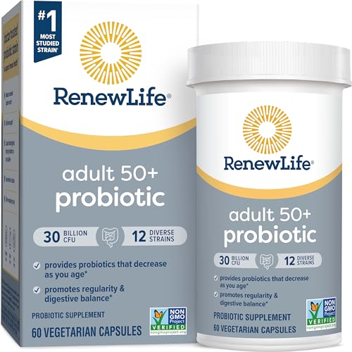 Renew Life Probiotic 50+ Capsules for Health