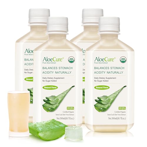 Organic Aloe Vera Juice - Pure Digestive Support