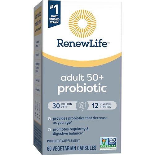 Renew Life Probiotic 50+ Capsules for Health
