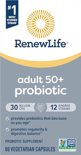 Renew Life Probiotic 50+ Capsules for Health