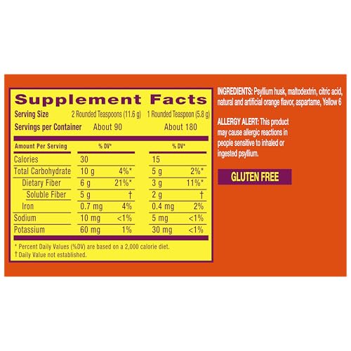 Metamucil 4-in-1 Fiber Powder for Digestive Health