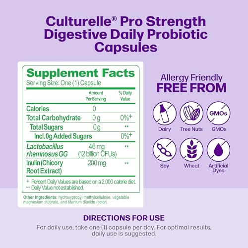Culturelle Pro Strength Daily Probiotics, 60 Count