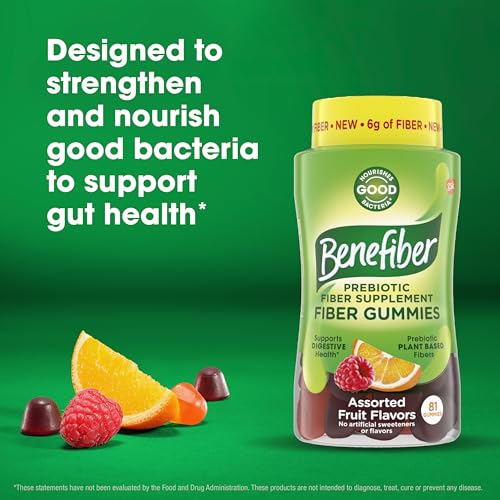 Benefiber Prebiotic Fiber Gummies for Digestive Health