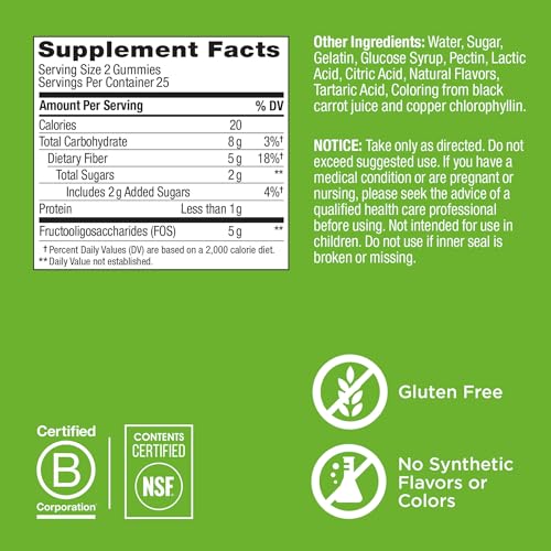 OLLY Fiber Gummy Rings - 5g Digestive Support