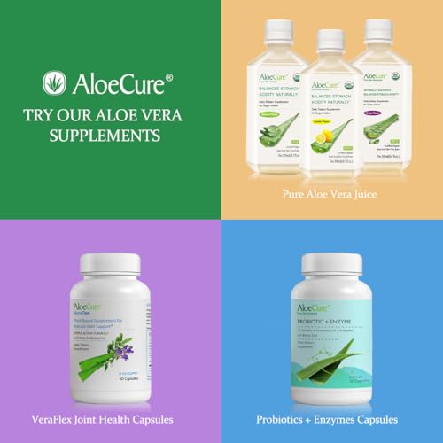 Organic Aloe Vera Juice - Pure Digestive Support