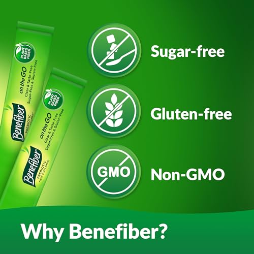 Benefiber On-the-Go Prebiotic Fiber Powder Sticks