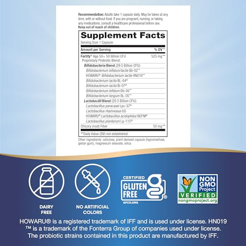 Nature's Way Fortify 50+ Probiotic Capsules, 30 Count