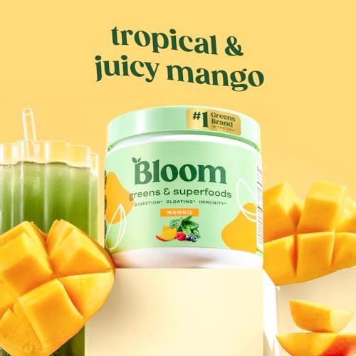 Bloom Nutrition Superfood Greens Powder with Probiotics