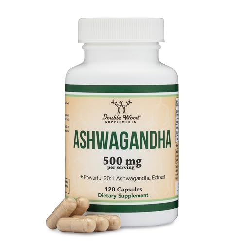 Ashwagandha Capsules 500mg Extract for Stress Relief