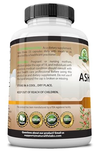 Organic Ashwagandha 2,100 mg - Stress Relief Capsules