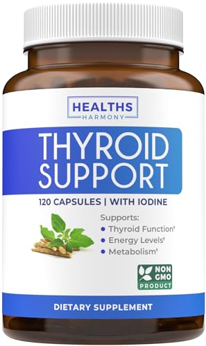Thyroid Support Capsules with Iodine and Ashwagandha