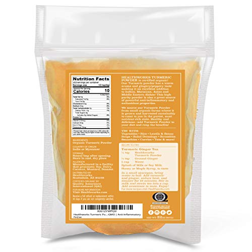 Organic Turmeric Powder - 32 Ounces, Curcumin Rich